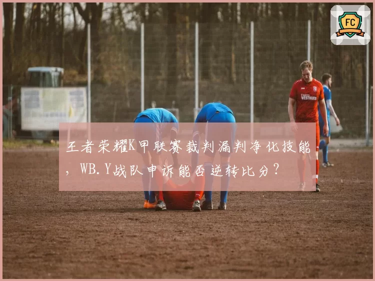 王者荣耀K甲联赛裁判漏判净化技能，WB.Y战队申诉能否逆转比分？